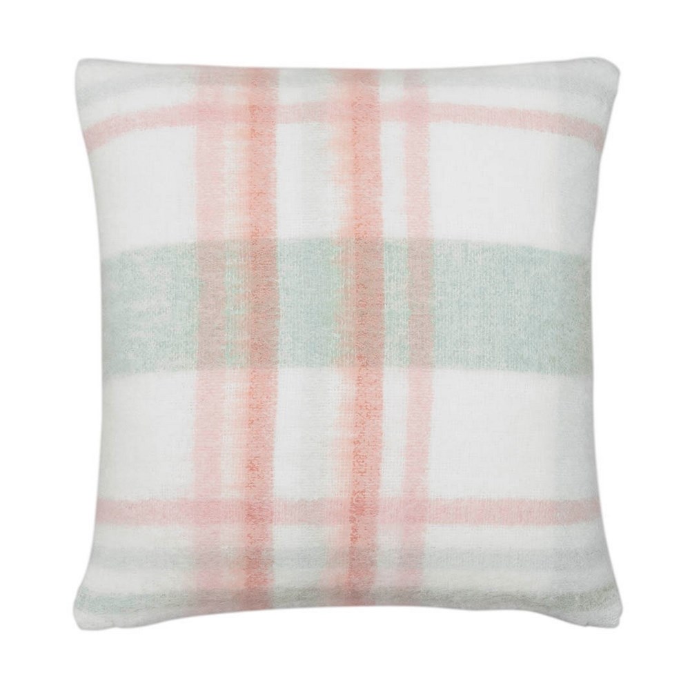 Colton Check Cushion by Laura Ashley in Sage Green